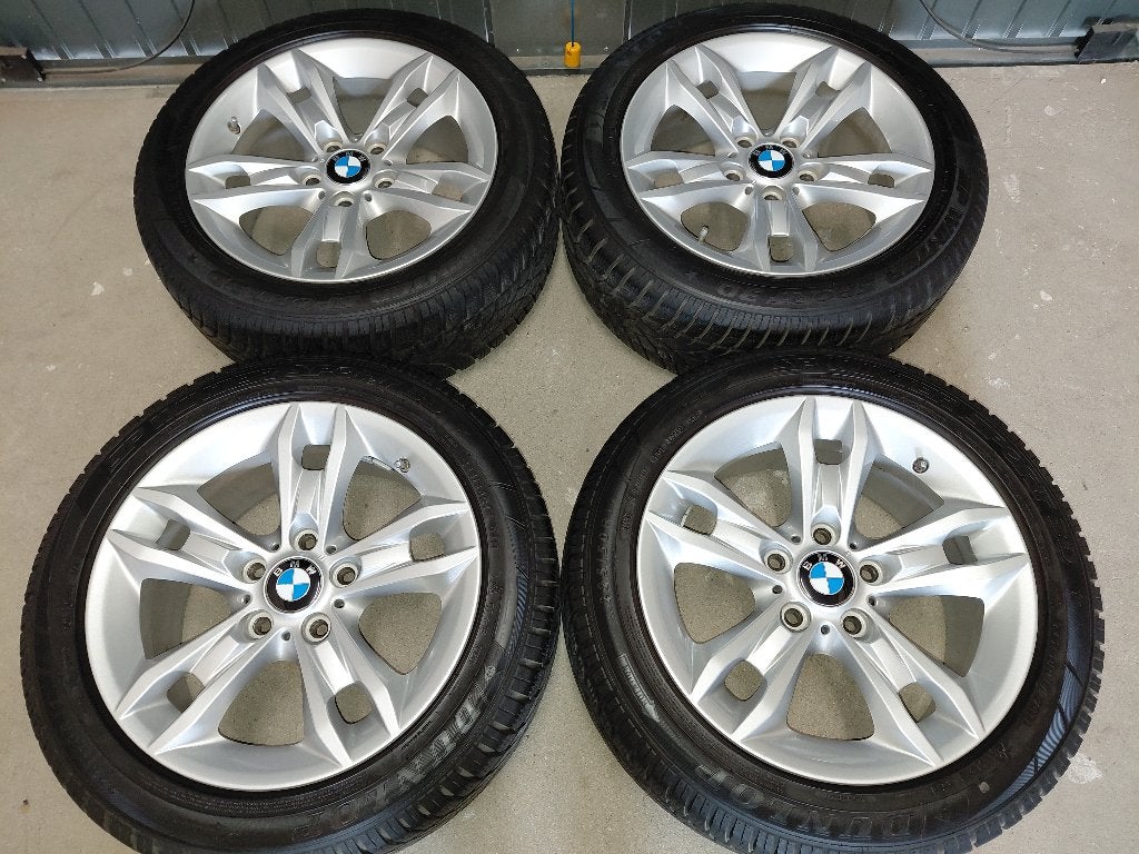 17 inch velgen met winterbanden BMW X1 E84 / 3-serie F30 F31, Ophalen, Gebruikt, Banden en Velgen, 17 inch