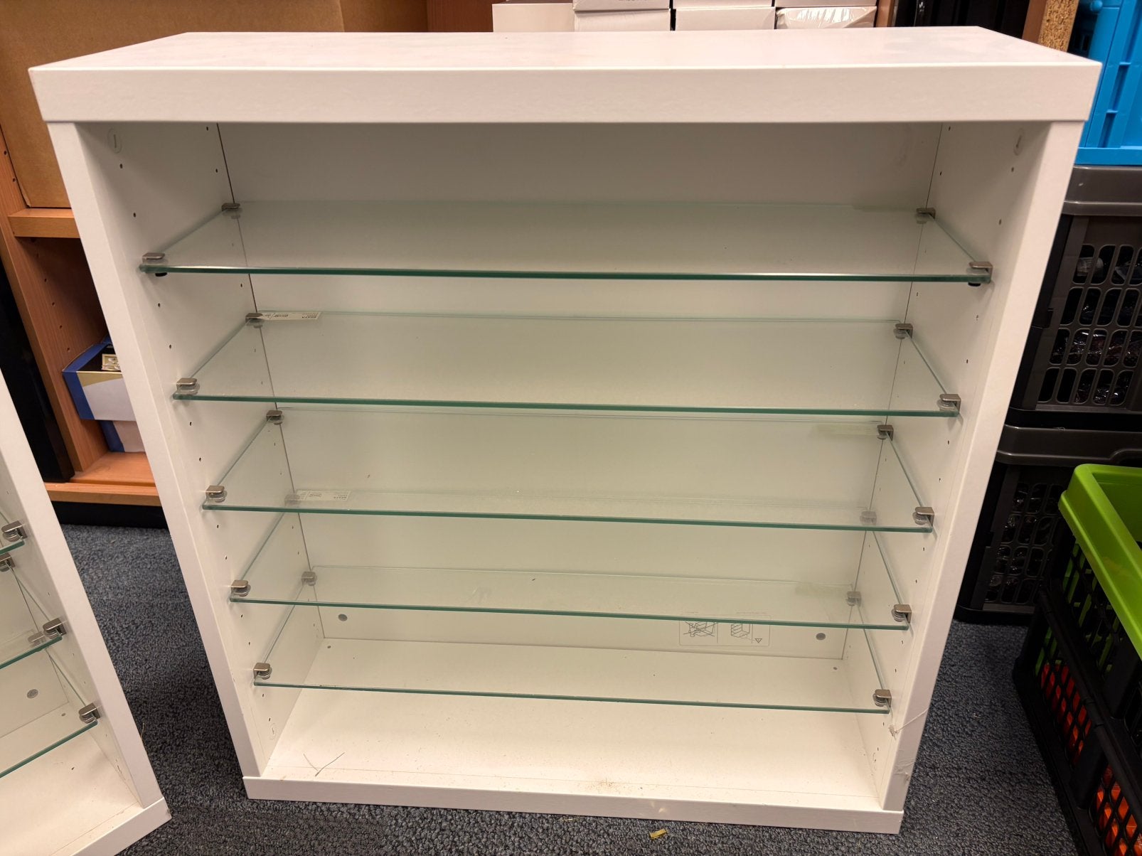 2x vitrine kasten, Ophalen, 50 tot 100 cm, Zo goed als nieuw, Minder dan 25 cm