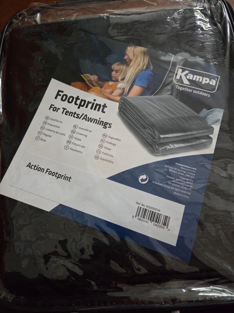 Grondzeil Kampa Action Footprint voor Tenten/Luifels - Nieuw, Ophalen of Verzenden, Nieuw