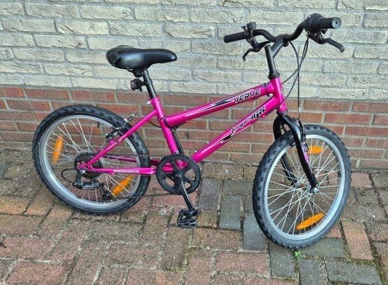 MTB 20 inch 6 versnellingen Shimano, Ophalen, Gebruikt, Velgrem, Versnellingen