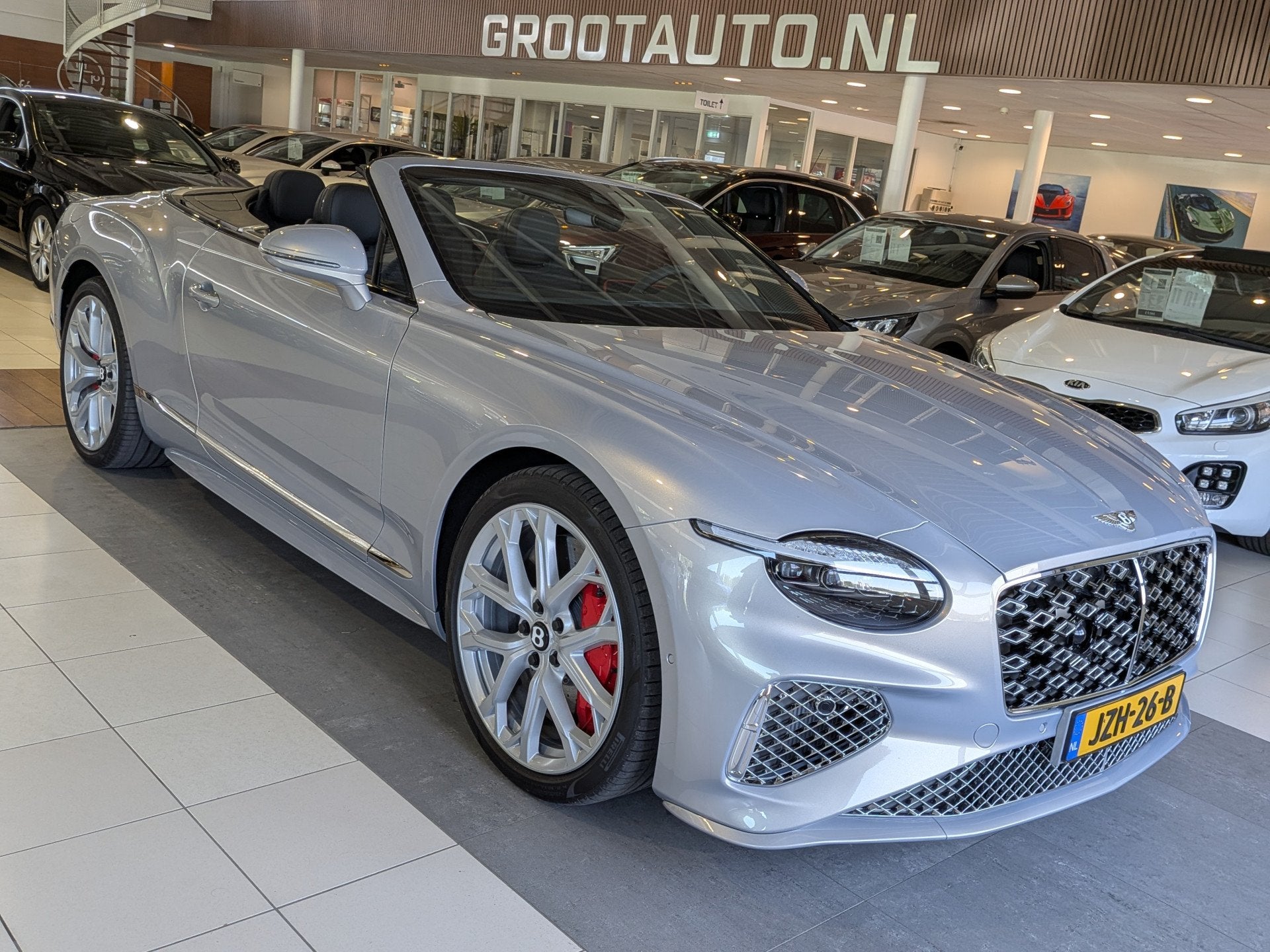 Bentley Continental GTC 4.0 V8 Hybrid Mulliner First 1 Editi, Auto's, Bentley, Gebruikt, Cabriolet, 4 stoelen, Plug-in hybride