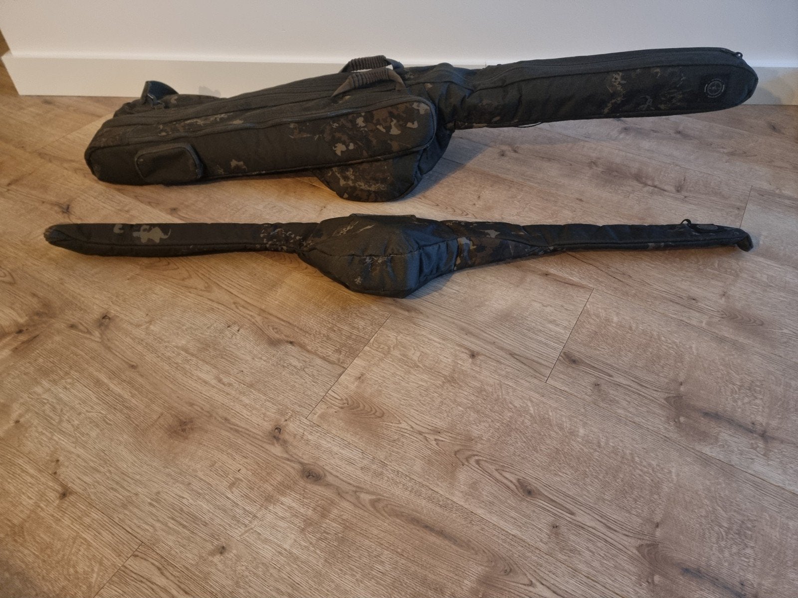 complete set, Nash scopes 10ft 3lbs Full Shirnk + foudraals, Ophalen, Zo goed als nieuw, Complete hengel
