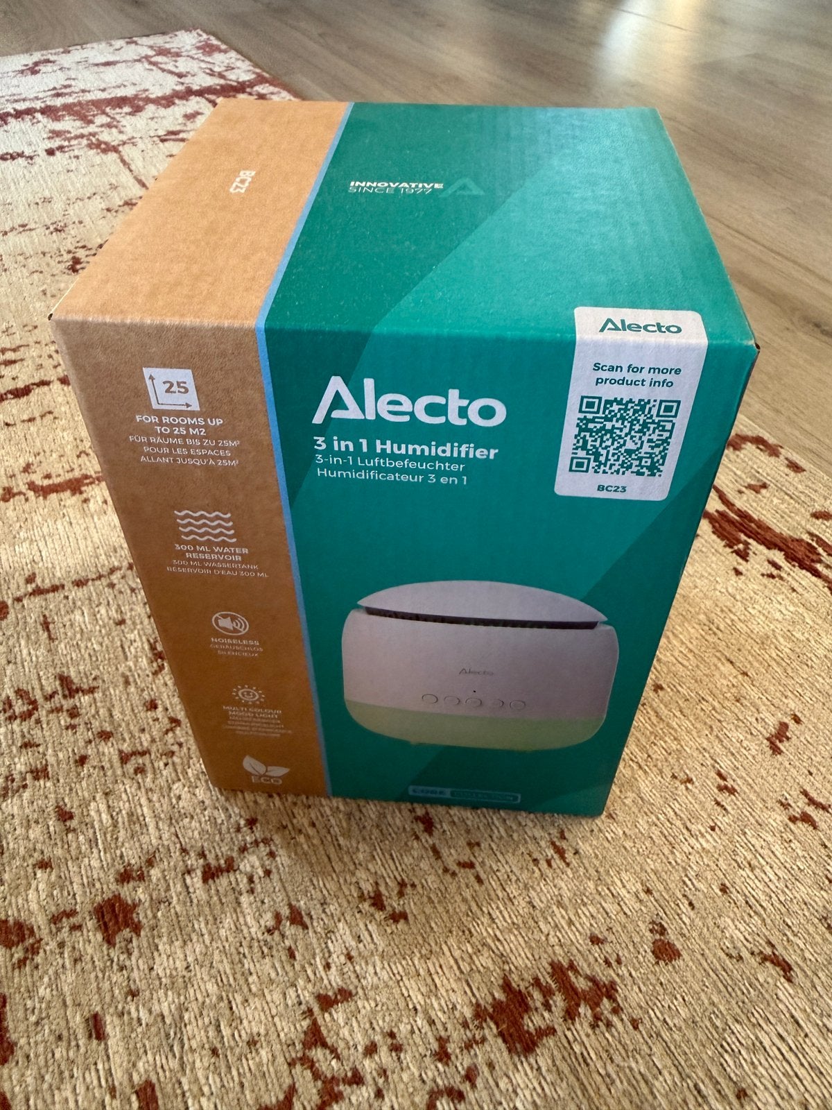 Alecto BC23 3-in-1 luchtbevochtiger (humidifier), Ophalen, Nieuw, Luchtbevochtiger