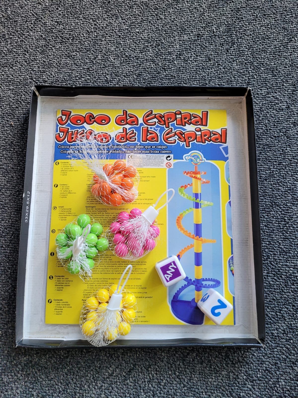 Spiral game knikkerspel knikkerbaan knikkers, Ophalen of Verzenden, Zo goed als nieuw