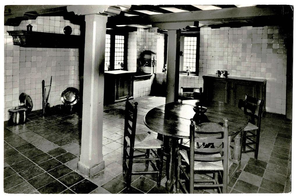 Voorburg (zh), hofwijck, huygens museum keuken, ongelopen, Verzamelen, Ansichtkaarten | Nederland, Verzenden, 1940 tot 1960, Ongelopen
