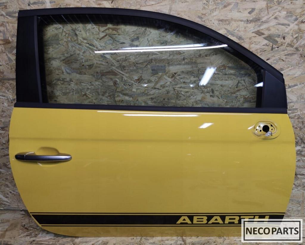 FIAT 500 ABARTH FACELIFT DEUR PORTIER 17 - ALLES LEVERBAAR !, Gebruikt, -, Ophalen of Verzenden, Achter
