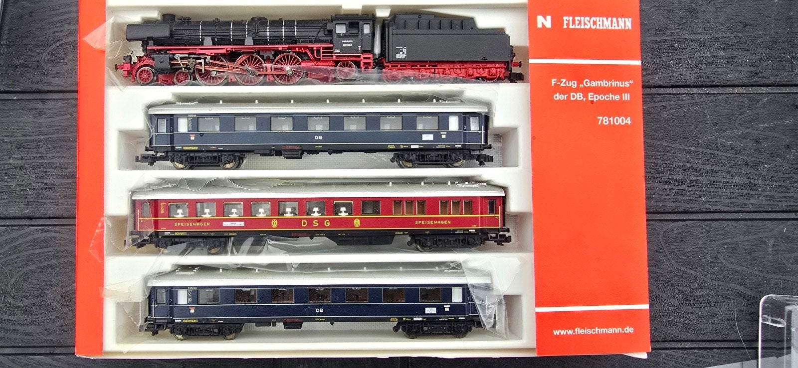 Fleischmann 781004 F-Zug Gambrinus Dcc Digitaal sound! Top!, Fleischmann, Ophalen of Verzenden, Zo goed als nieuw, Gelijkstroom