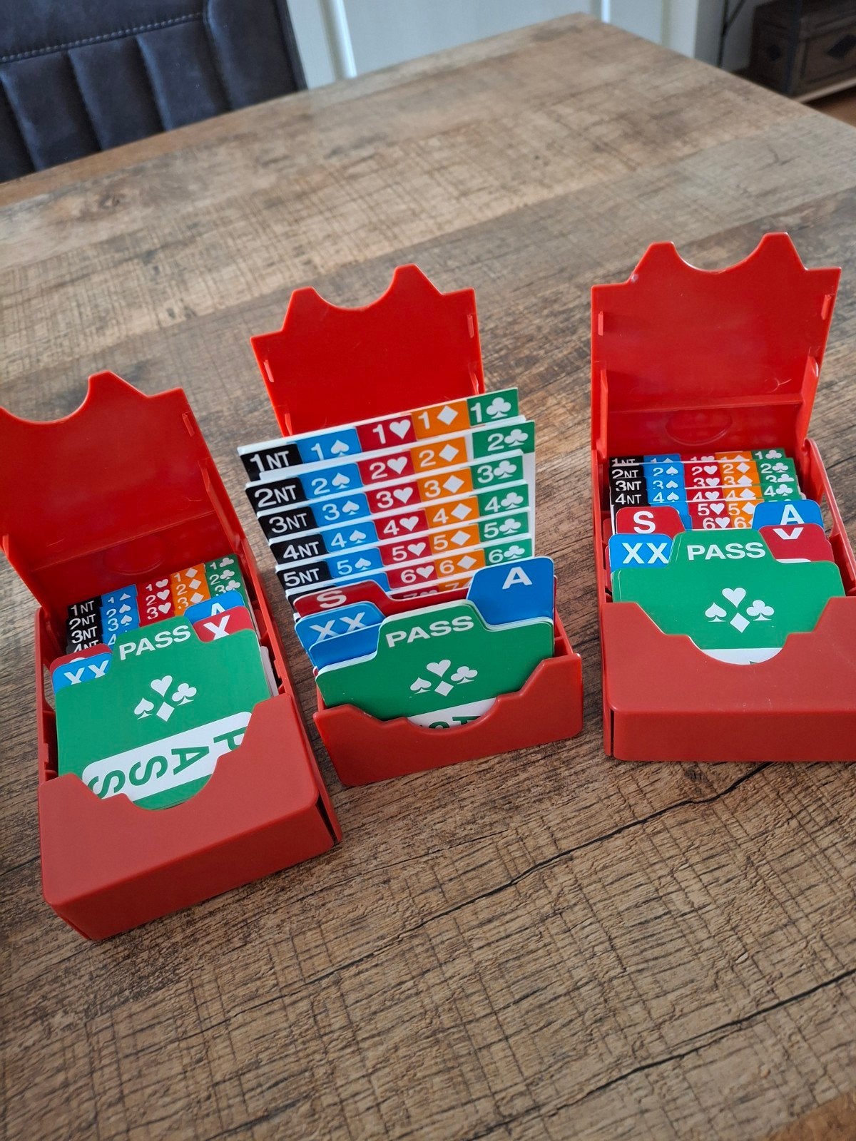 3 biedboxen bridge, Hobby en Vrije tijd, Ophalen of Verzenden