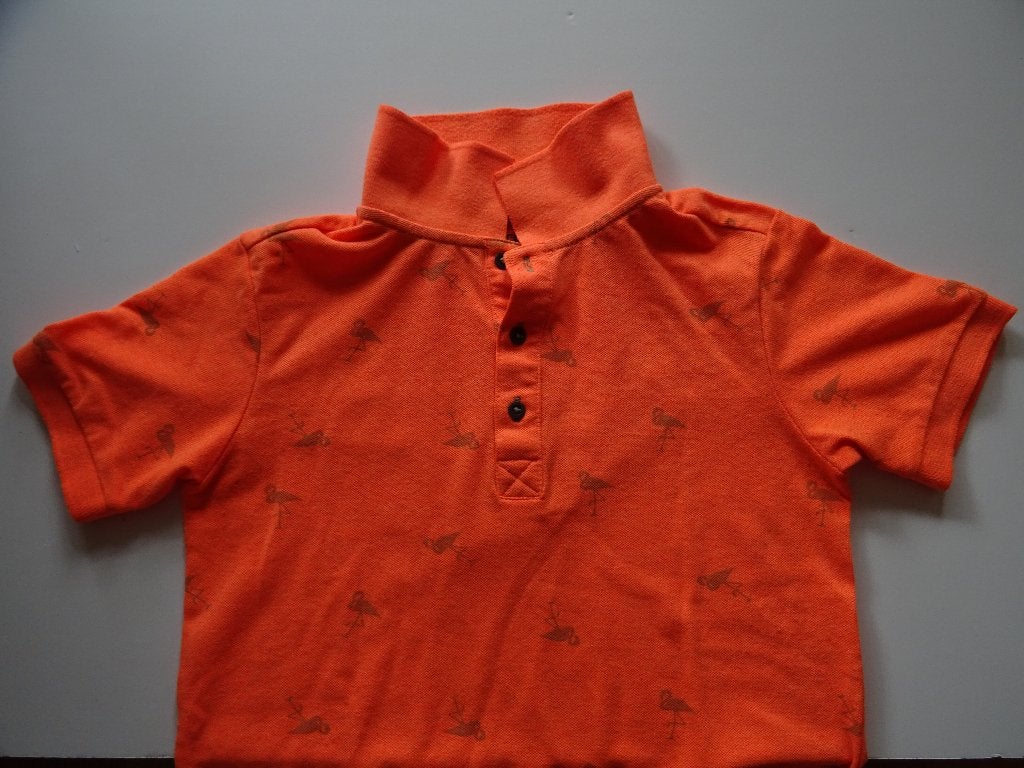 Poloshirt oranje maat 134-140, Kinderen en Baby's, Gebruikt, Ophalen of Verzenden, Shirt of Longsleeve, Jongen