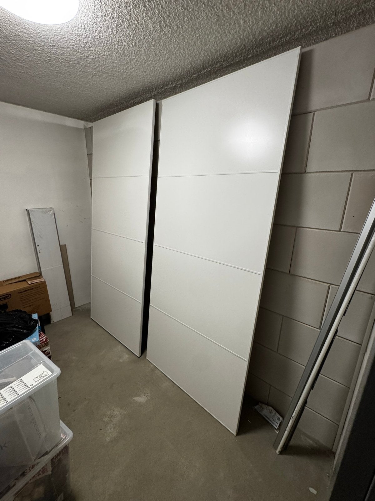 Twee mehamn schuifdeuren voor ikea PAX kast., Ophalen, Gebruikt, 200 cm of meer, 50 tot 100 cm