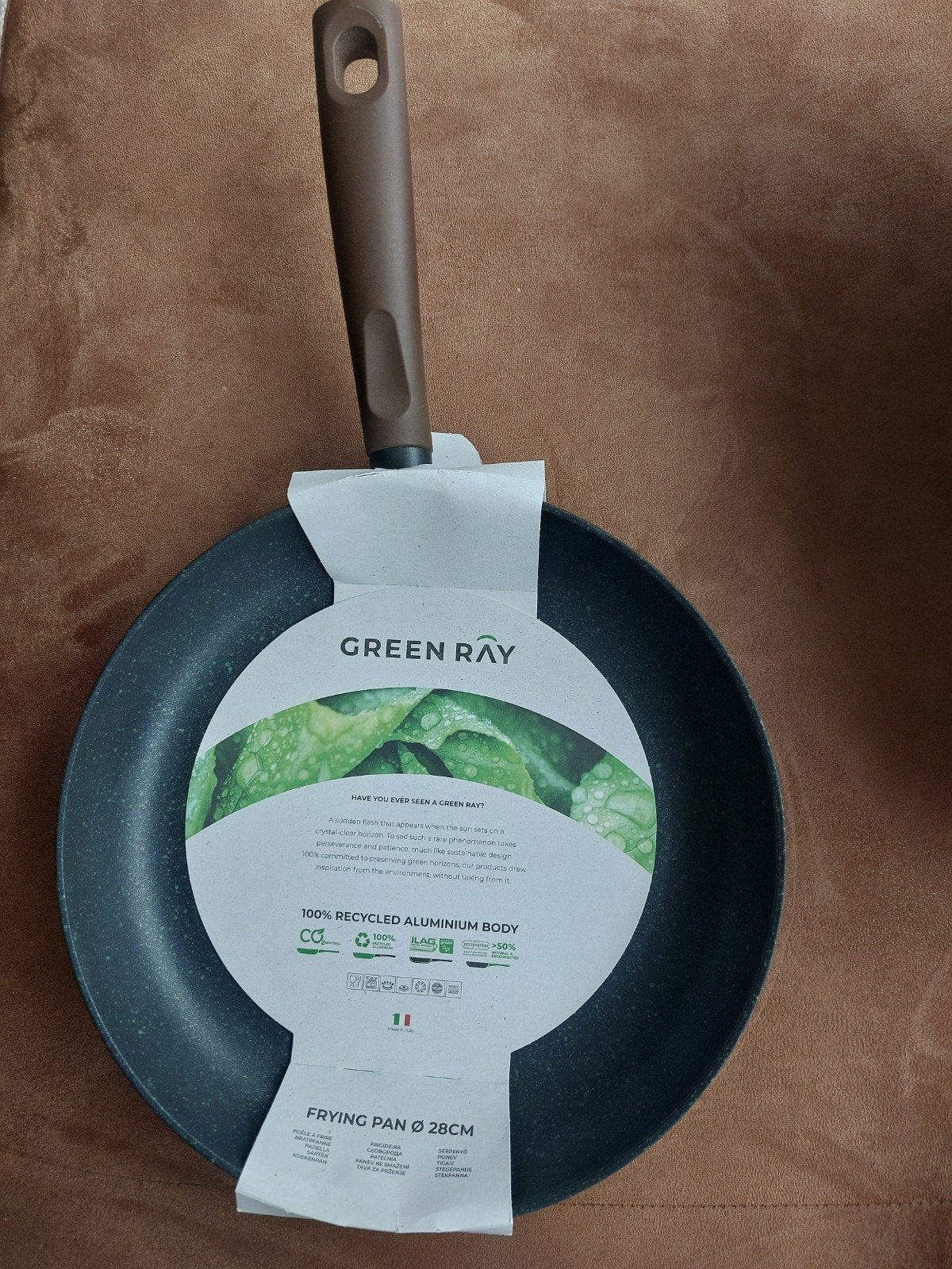 Green Ray Koekenpan 28 cm - Nieuw, Koekenpan, Ophalen of Verzenden, GreenPan, Antiaanbaklaag