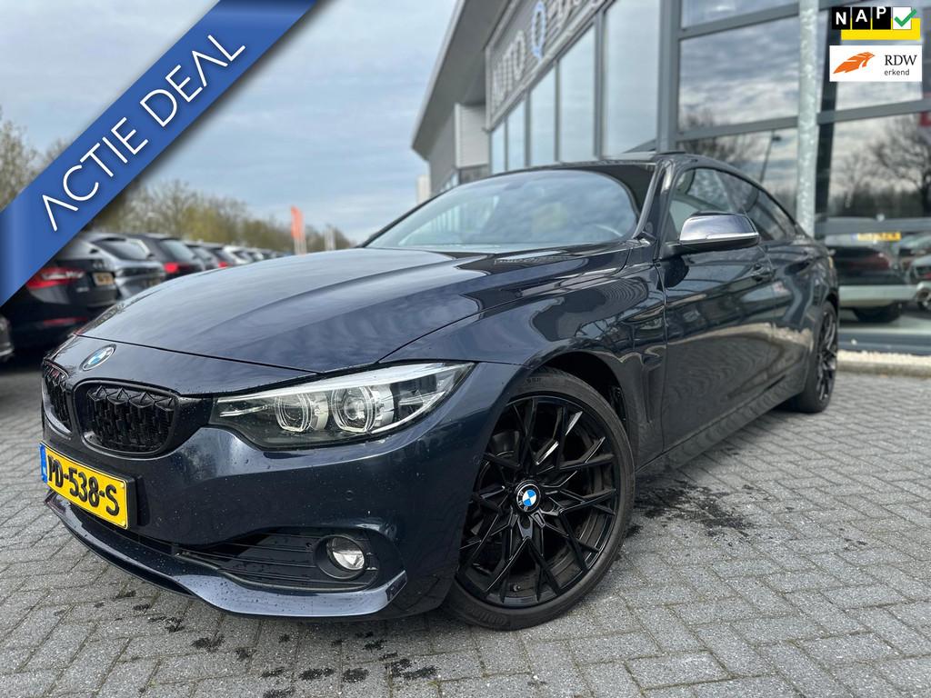 BMW 4-serie Gran Coupé 418i High Executive | Automaat | Pan, Auto's, BMW, Automaat, Gebruikt, Euro 6, Blauw