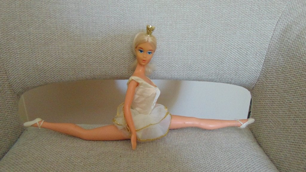 Mooie oude Ballerina Barbie pop, Ophalen of Verzenden, Gebruikt, Pop