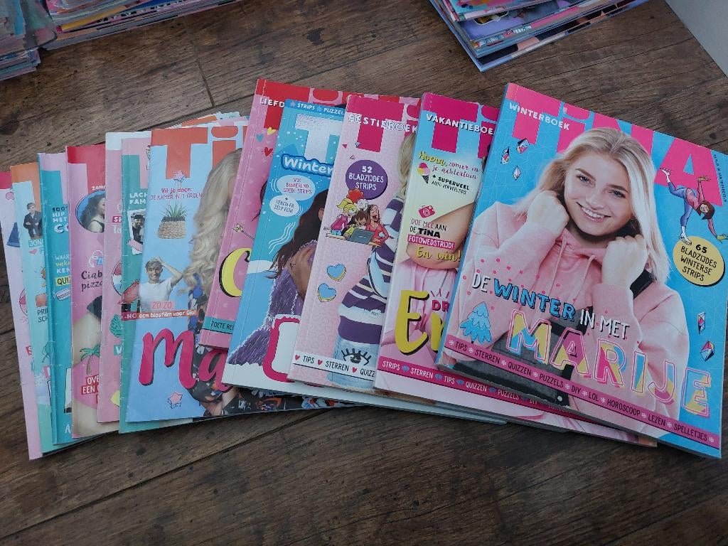 Tina's tijdschriften diversen en speciale vakantieboeken, Ophalen of Verzenden, Gelezen, Overige typen