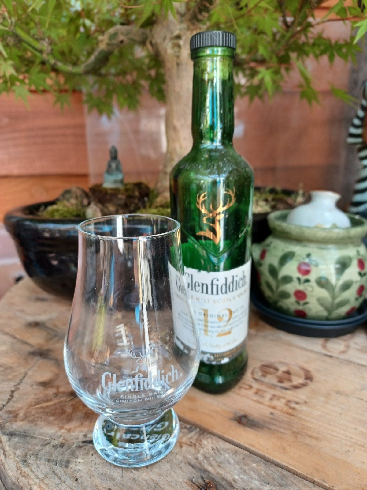 Glenfiddich Glencairn Whisky glas, Ophalen of Verzenden, Zo goed als nieuw, Borrel- of Shotglas