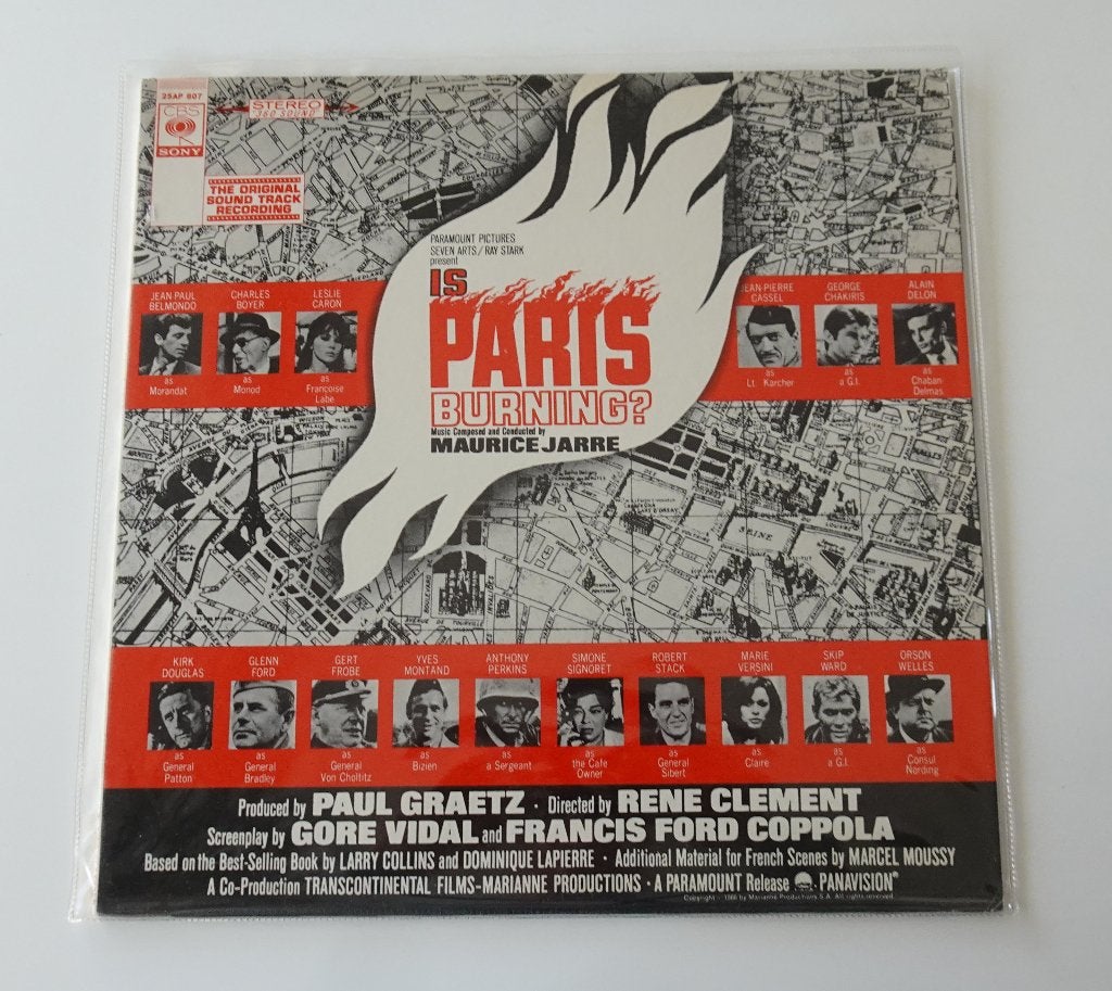 Maurice Jarre - Is Paris Burning? - Original Soundtrack 1977, Ophalen, Zo goed als nieuw, 12 inch