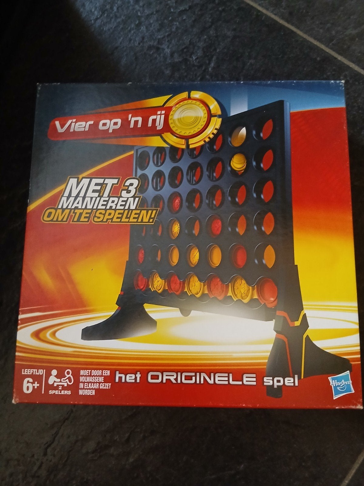 Vier op 'n rij - Het originele spel van Hasbro, Een of twee spelers, Ophalen, Gebruikt, Hasbro