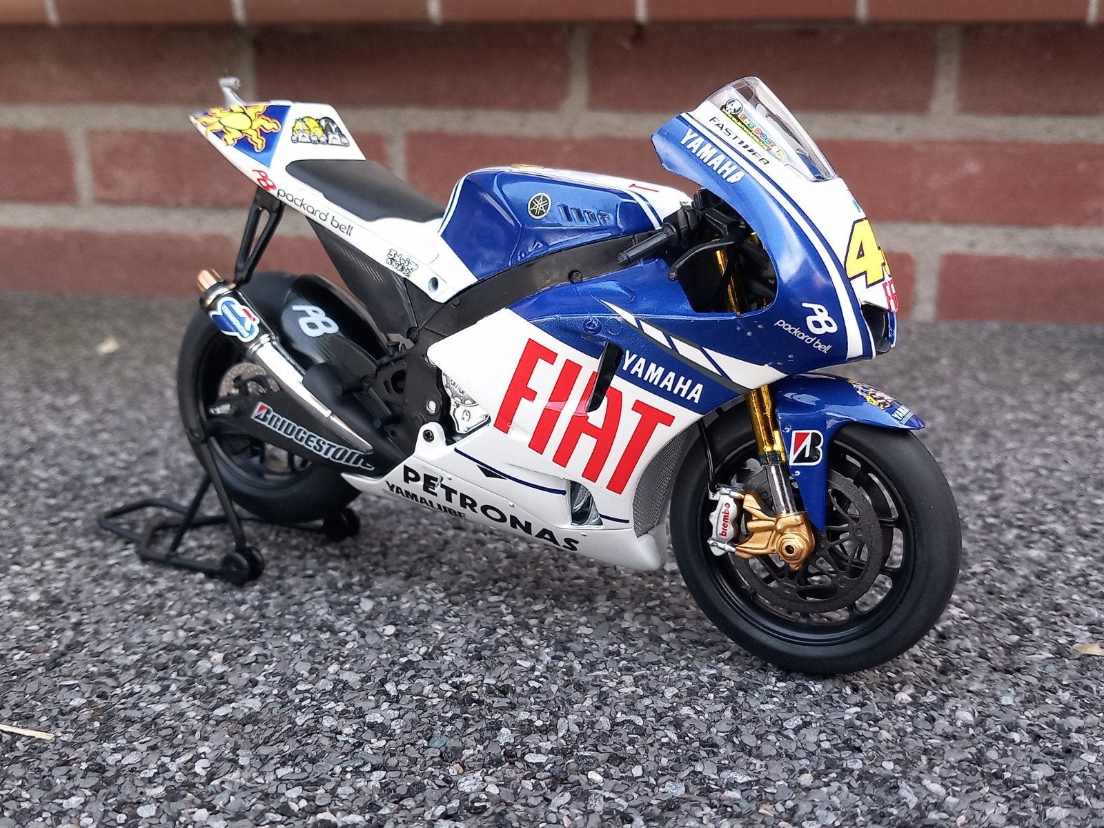 yamaha YZR-M1 #46 Valentino Rossi 2009  1/12, Ophalen of Verzenden, Nieuw, 1:9 t/m 1:12, Motor
