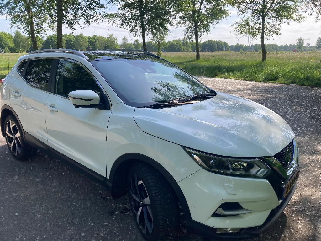 Nissan Qashqai 1.3 Dig-t 160pk DCT Evapo 2019 Wit, Automaat, Euro 6, 4 cilinders, 1290 kg
