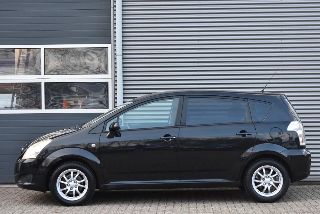 Toyota VERSO 100% ONDERHOUDEN / CRUISE CONTROLE / AIRCO/ NW, Auto's, 450 kg, Gebruikt, 4 cilinders, Zwart