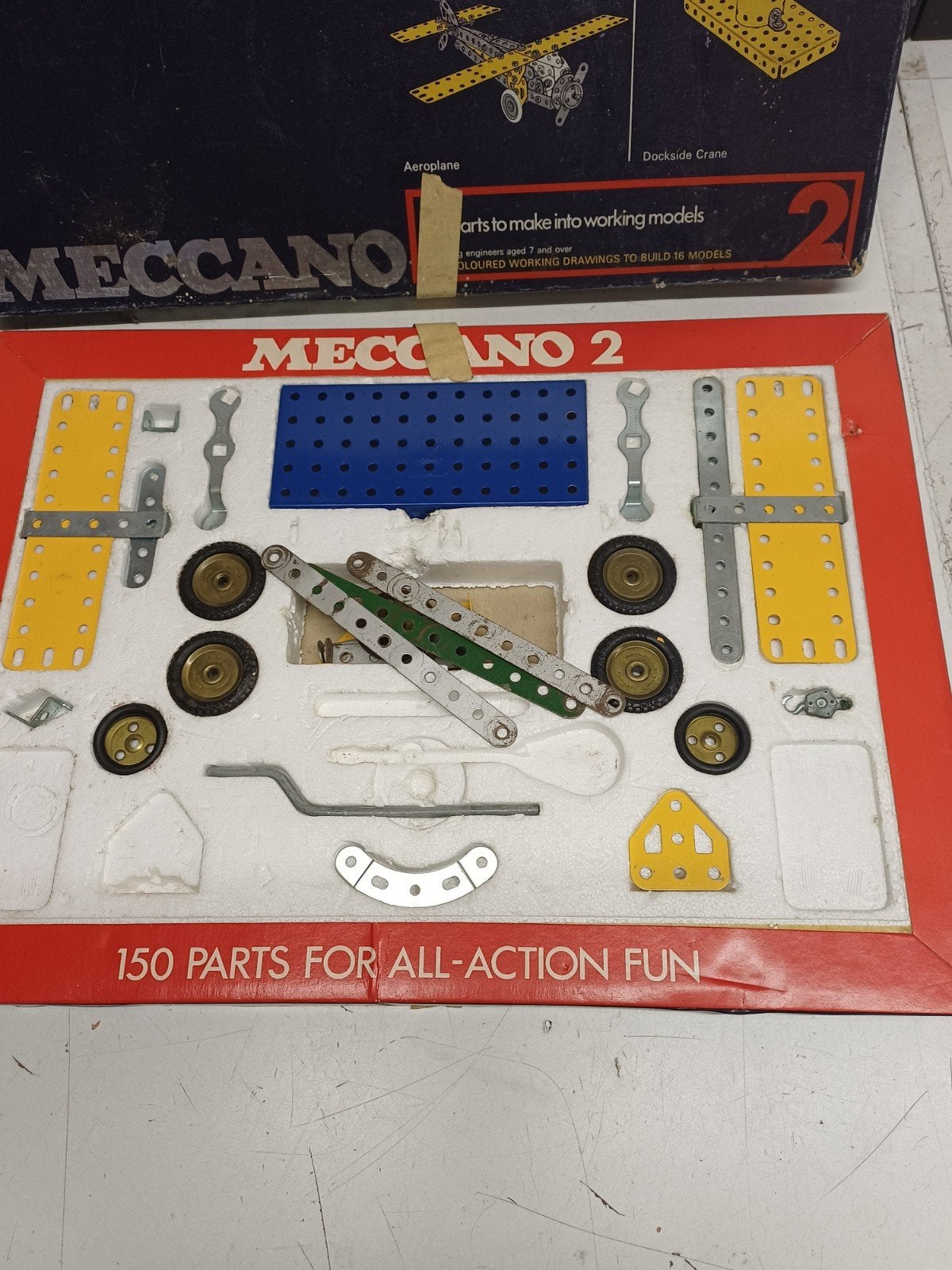 Meccano bouwdoos nr 2 - niet compleet, Ophalen of Verzenden