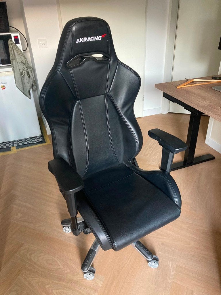 AKRACING Gaming stoel, Huis en Inrichting, Bureaustoelen, Ophalen, Zwart