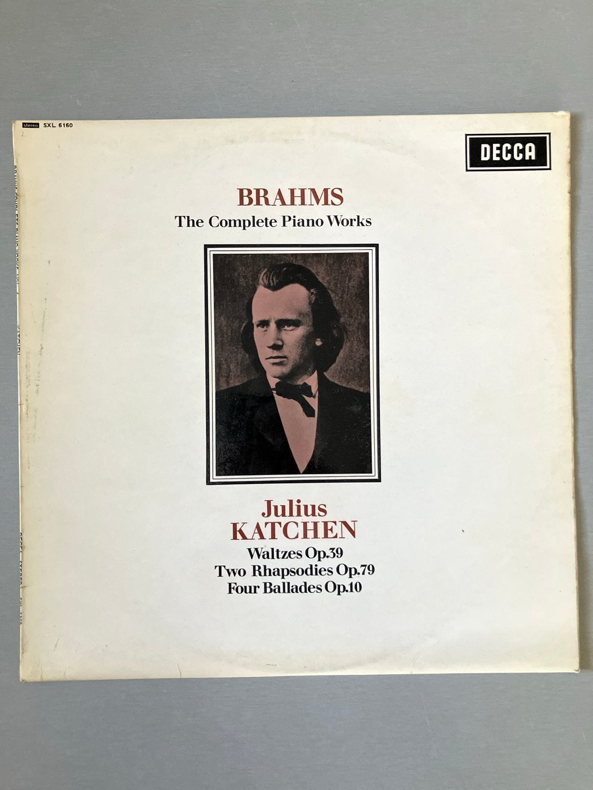 Brahms: The Complete Piano Works - Julius Katchen, (SXL6160), Cd's en Dvd's, LP, Gebruikt, Brahms, Ophalen of Verzenden