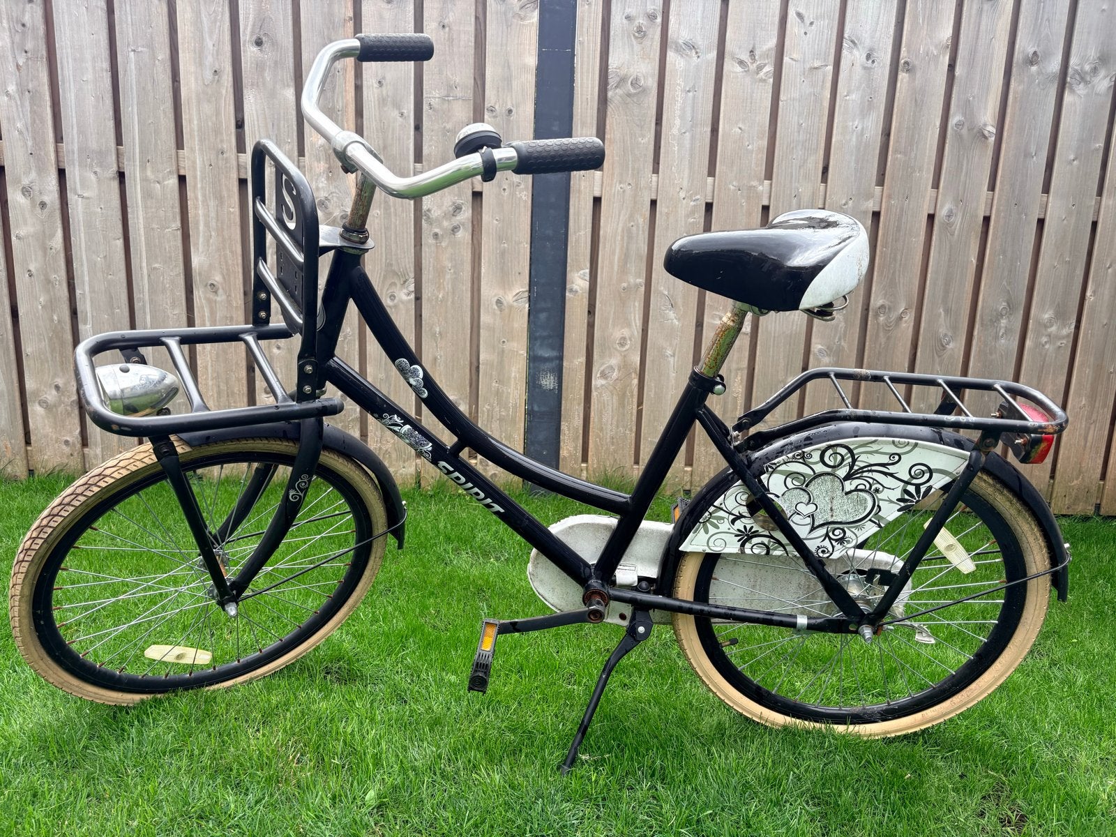 Opknapper:Spirit meisjesfiets met voordrager en terugtraprem, Fietsen en Brommers, Terugtraprem, Gebruikt, 50 tot 53 cm, Ophalen