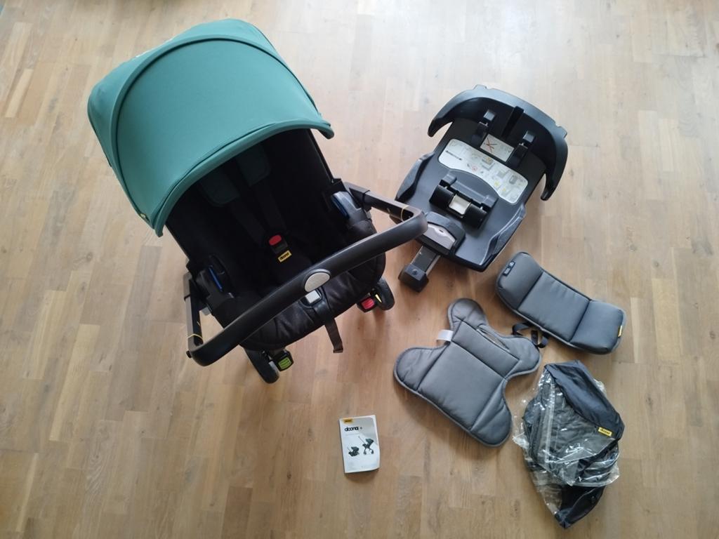 Doona 2-in-1 Autostoel & Kinderwagen Set met Isofix Base, Ophalen