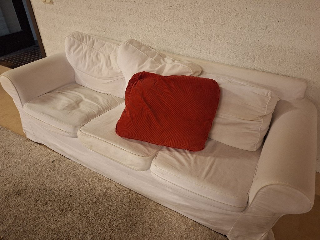 Bank ektorp ikea 3 persoons, Ophalen, Modern, Comfortabel, Gebruikt, Driepersoons