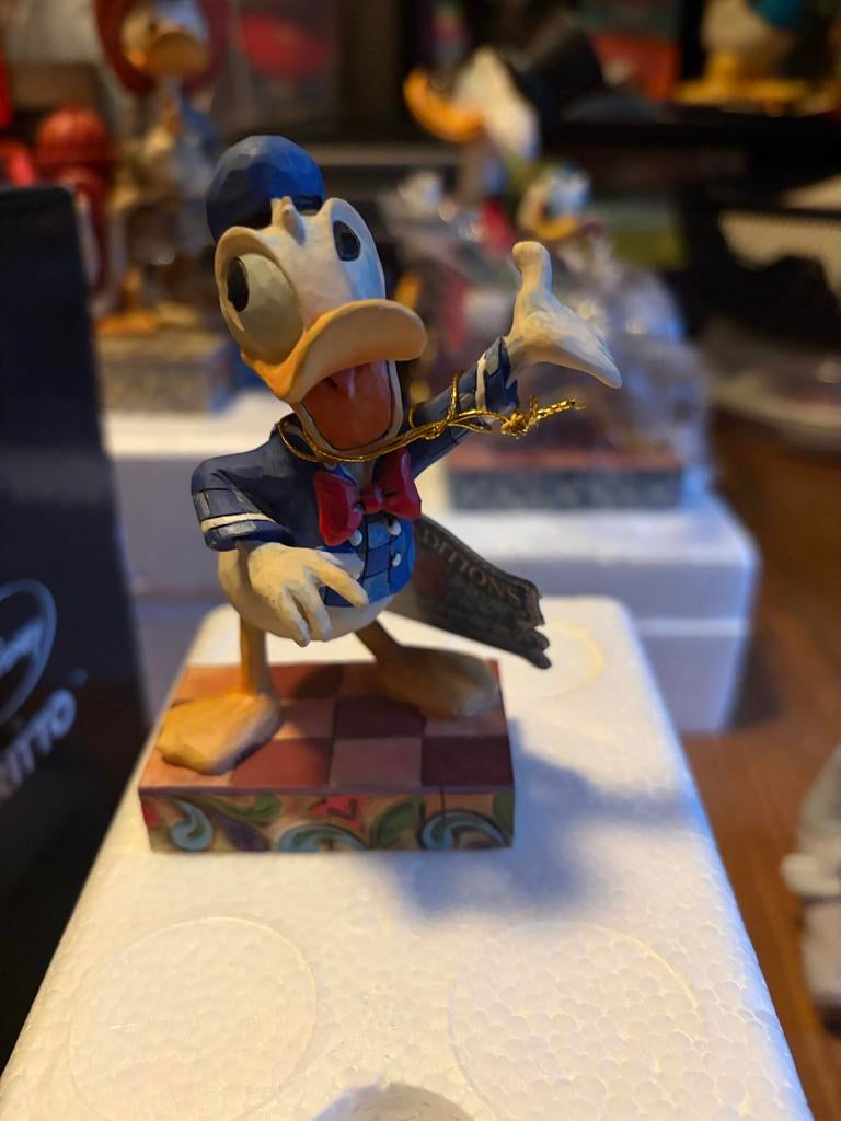 Disney Traditions Beeldje Donald Duck "All Quacked Up", Verzamelen, Disney, Zo goed als nieuw, Beeldje of Figuurtje, Donald Duck