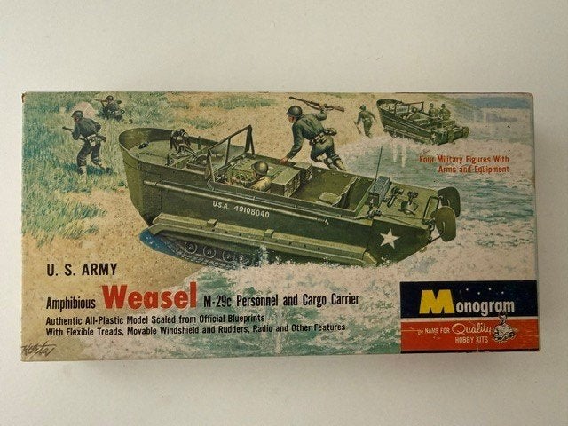 ROWASP OUTLET | Monogram 1/35 PM24-98 Weasel M29C INCOMLETE, Gebruikt, Monogram, Tank, 1:32 tot 1:50
