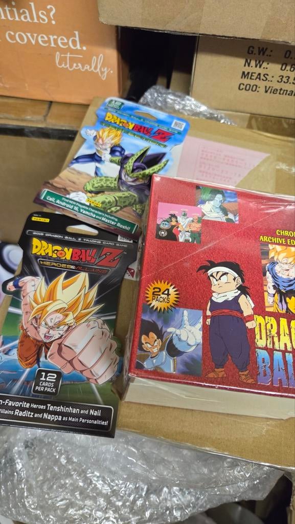Dragon Ball Z Chromium Booster Box - 2x Panini Blister pakje, Ophalen of Verzenden, Nieuw, Boosterbox