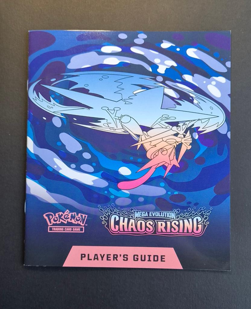 Pokémon Mega Evolution Chaos Rising Player's Guide, Ophalen of Verzenden, Zo goed als nieuw, Boek of Catalogus