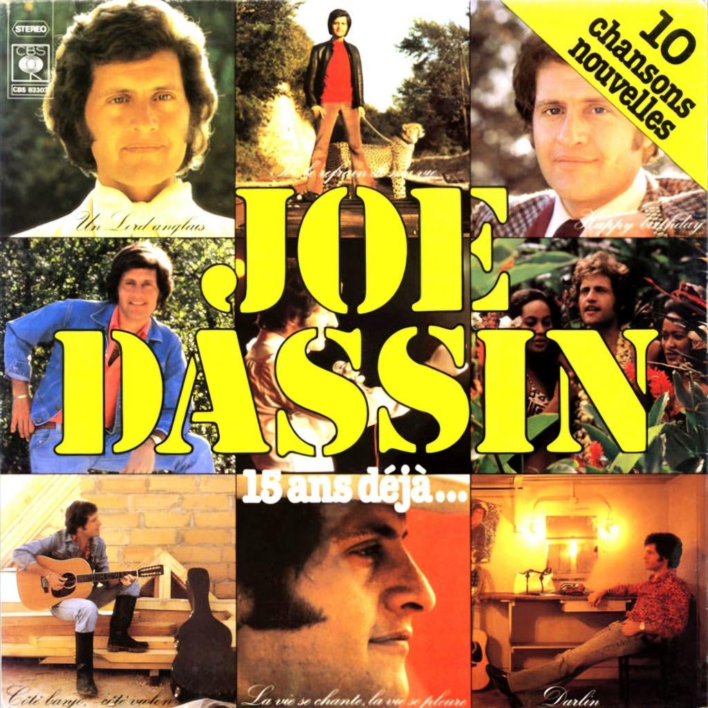 LP  JOE DASSIN - 15 Ans Déjà, Ophalen of Verzenden, Gebruikt, 12 inch, Overige soorten