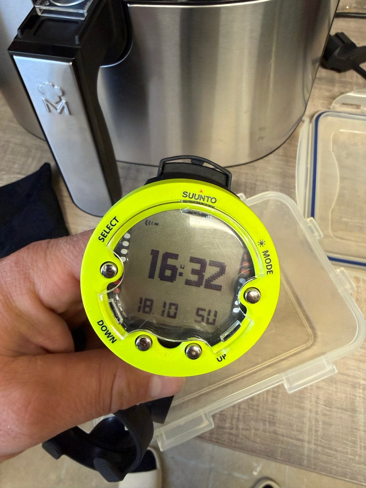 Suunto Zoop Novo Duikcomputer - Geel, Ophalen of Verzenden, Zo goed als nieuw, Duikcomputer
