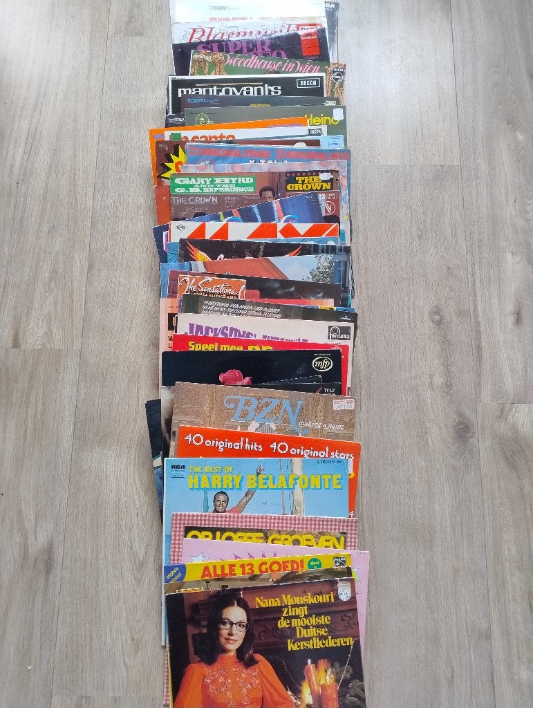 Verzameling oude LP's, Ophalen, Gebruikt