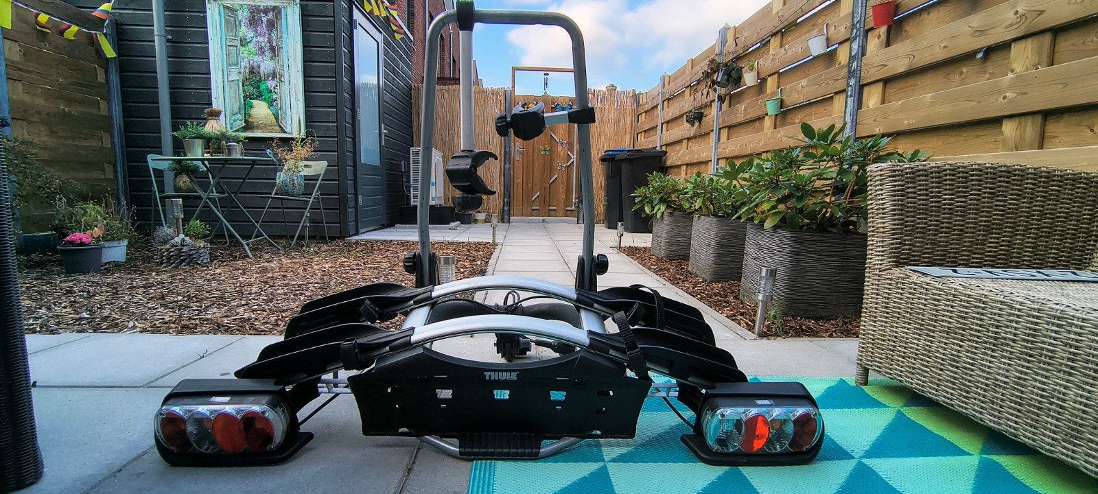 Thule EuroWay G2 921 Fietsendrager voor 2 fietsen, Ophalen, 2 fietsen, Gebruikt, Trekhaakdrager