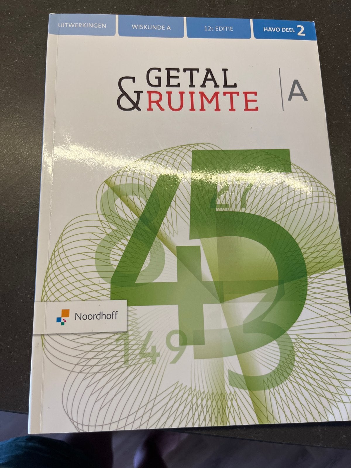 Getal & Ruimte A Uitwerkingen HAVO deel 2 12e editie, Boeken, Ophalen of Verzenden, Zo goed als nieuw, HAVO, Wiskunde A