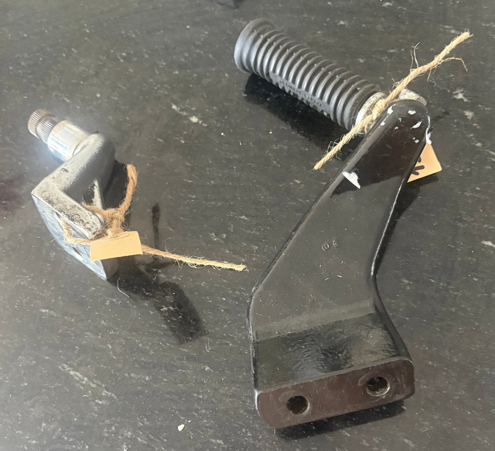 Harley Davidson FXR Voetsteunen en Beugel, Motoren, Ophalen of Verzenden, Gebruikt