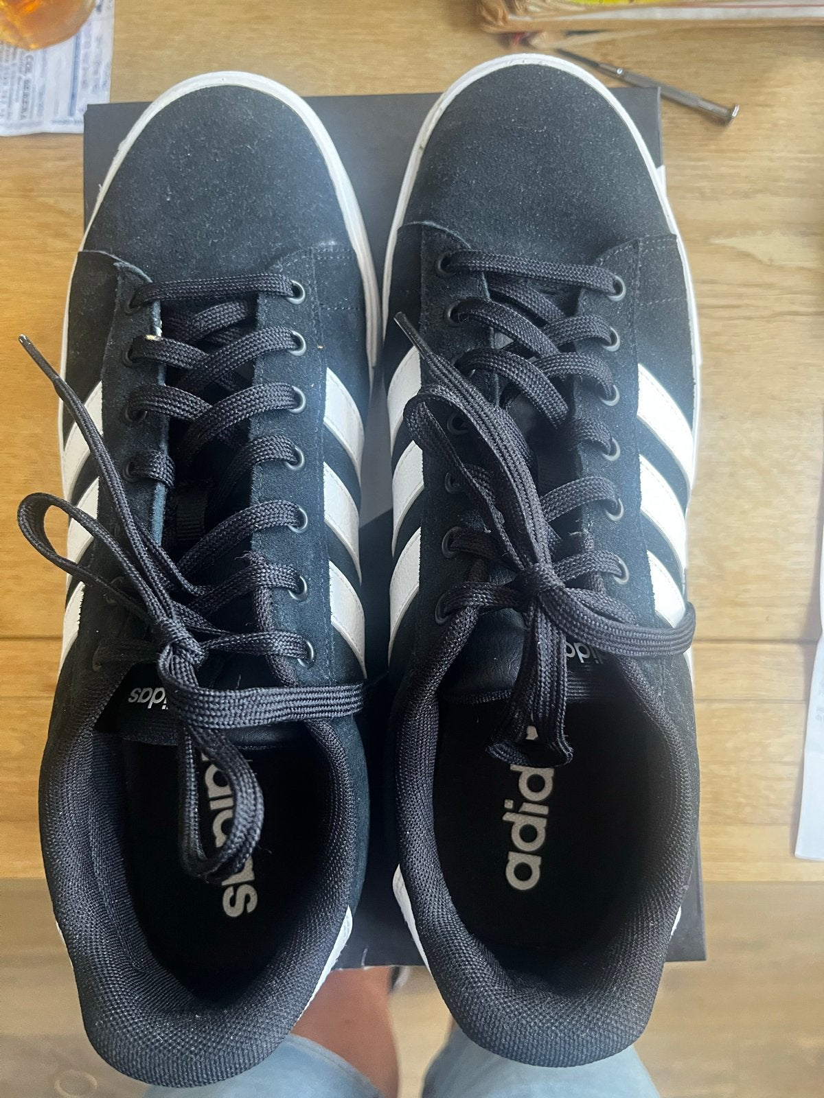 Adidas sneakers zwart - maat 46, Ophalen, Nieuw, Zwart, Sneakers of Gympen