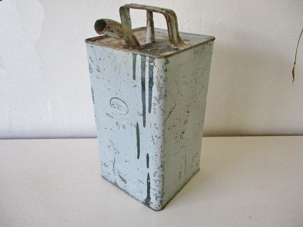 Vintage metalen Esso olieblik uit 1948,, Ophalen of Verzenden