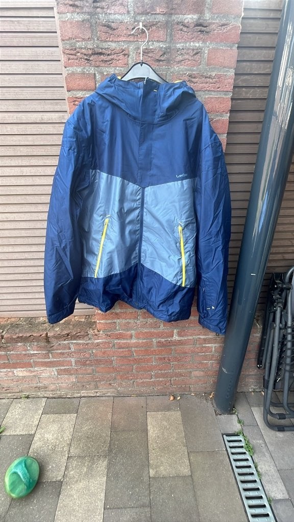 Blauwe ski jas, Overige merken, 100 tot 140 cm, Ophalen of Verzenden, Zo goed als nieuw