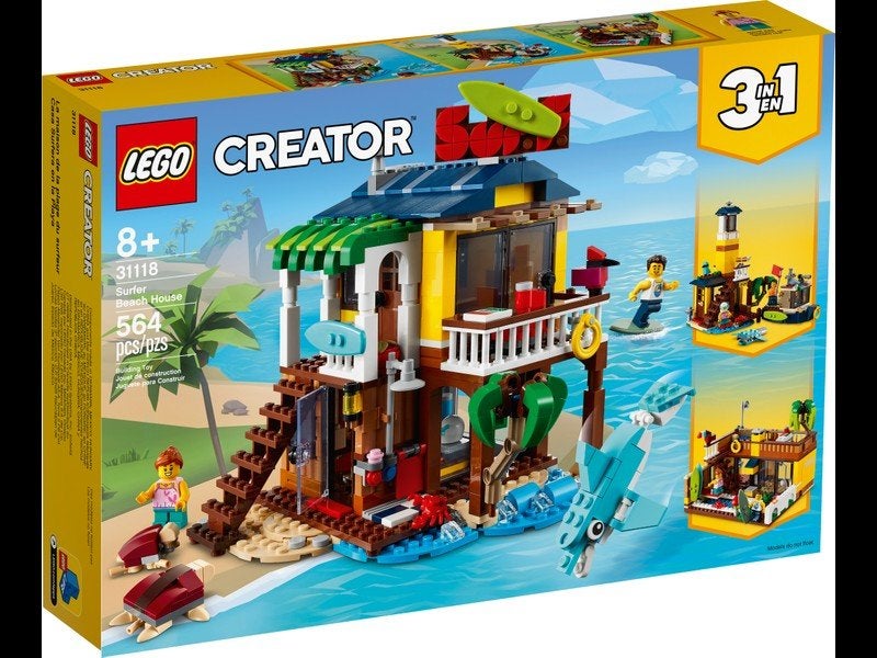 Lego 31118 creator 3in1 surfer strandhuis. Nieuw, Lego, Nieuw, Ophalen of Verzenden, Compleet