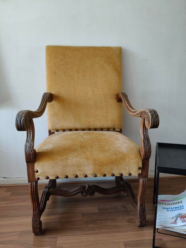Lodewijk xiv stoel, Antiek en Kunst, Antiek | Meubels | Stoelen en Banken, Ophalen of Verzenden