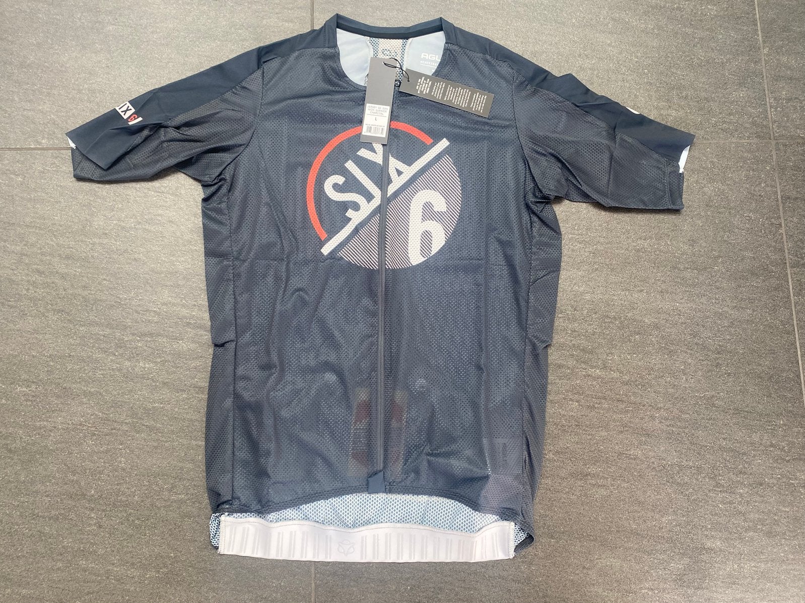 Heren fietsshirt agu high summer charcoal nieuw! l, ., Nieuw, Ophalen of Verzenden, .
