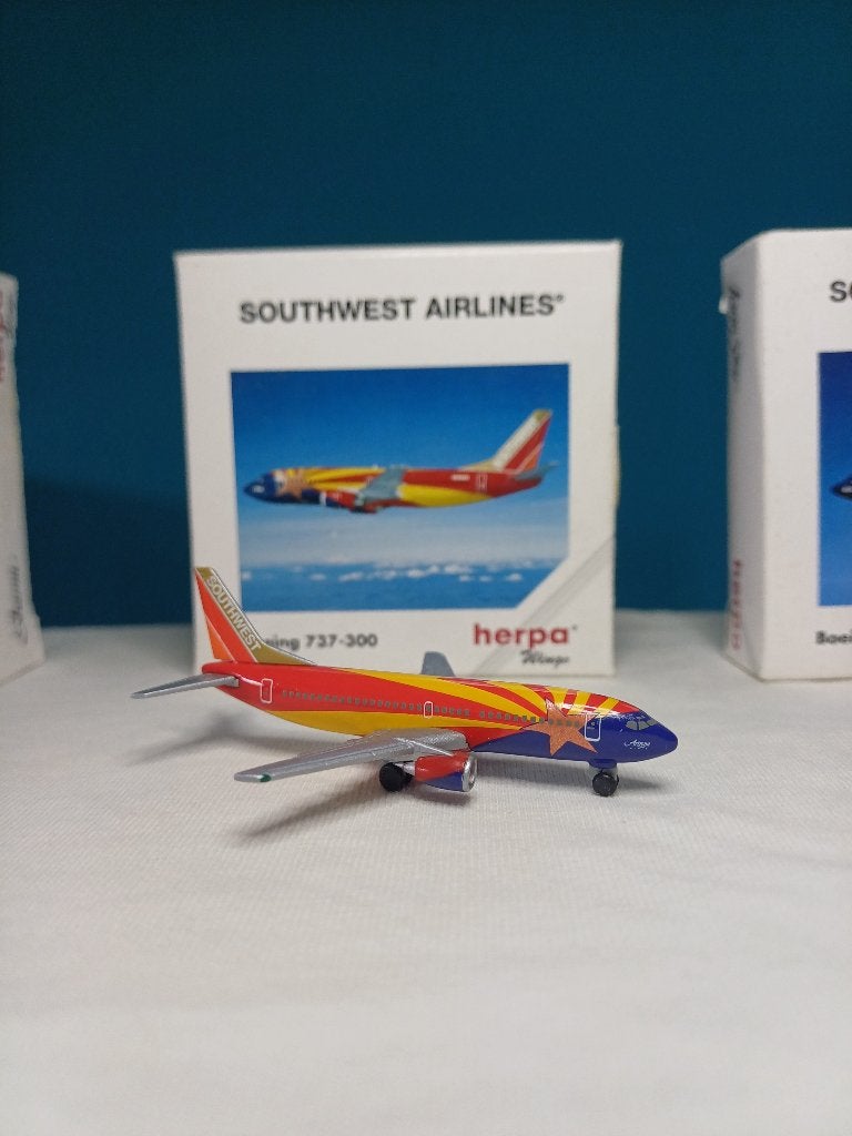 Herpa 1:500 Southwest Airlines Boeing 737-300 Arizona One, Ophalen of Verzenden, Nieuw, Schaalmodel