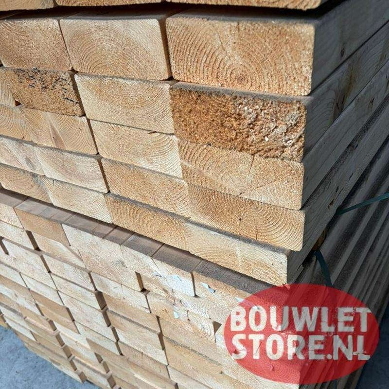 Vuren balken baddinghout | vurenhout balk | batting 63x160mm, Doe-het-zelf en Verbouw, Hout en Planken, Nieuw, Ophalen of Verzenden