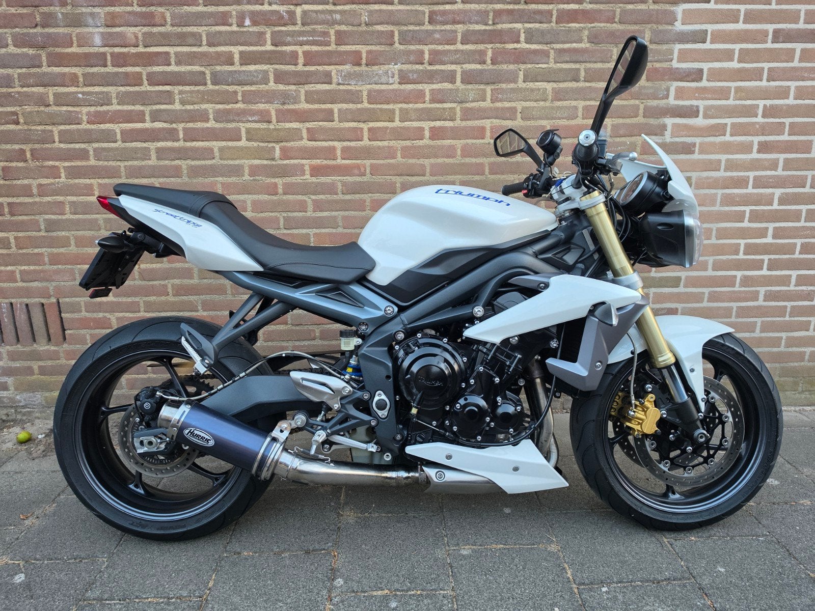 Triumph Street Triple 675 ABS 2014 - topstaat 26583km, Motoren, 675 cc, Occasion, Motorrijbewijs A, 3 cilinders