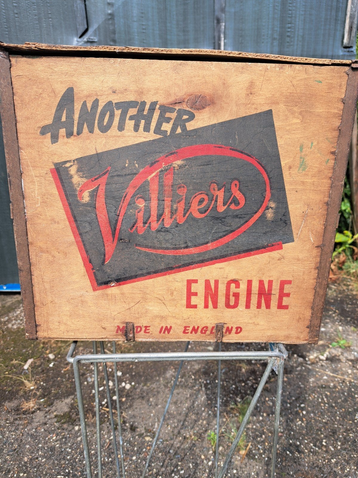 Villiers kistje  voor Hulsman motor, Ophalen